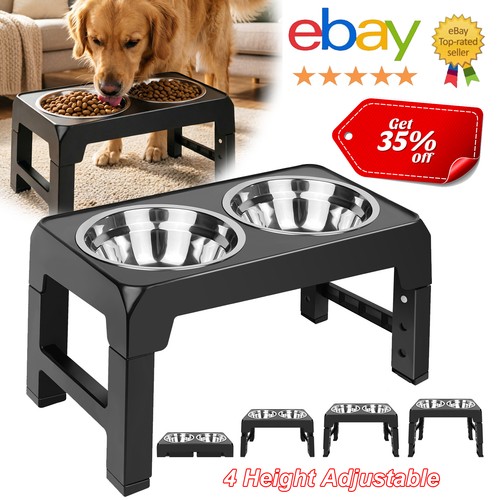 Large dog food feeding stand - feeding,