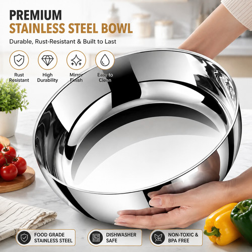 Large 32cm stainless - 32cm,