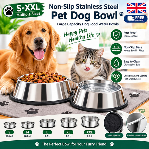 Xxl non slip stainless steel - s-xxl, non-slip