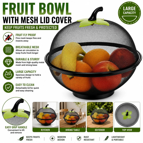 Fruit fly proof bowl - fruit,