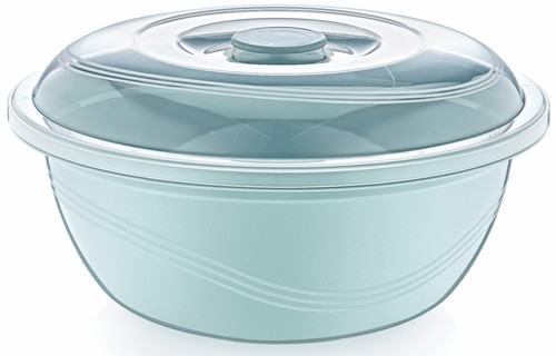 Plastic basin with lid - basin,