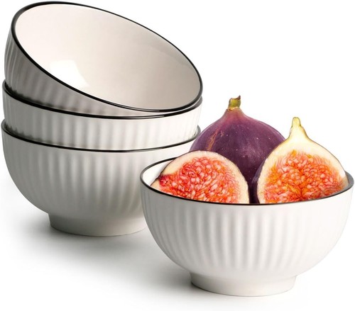 Large white ceramic bowls - x,