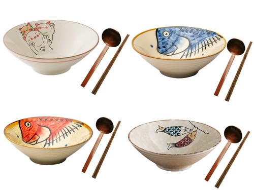 Large ceramic japanese ramen - large,