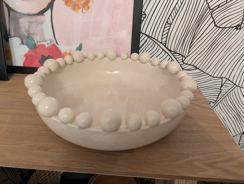 Large chic cream - large, ceramic