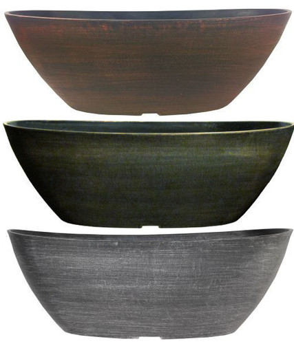 Large oval bowl plant - large,