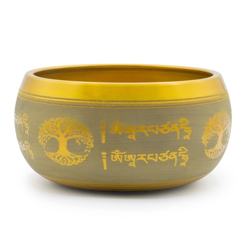 Large aluminum singing - singing, bowl