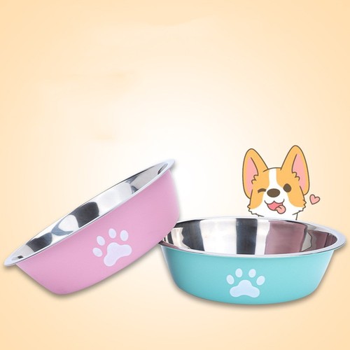 Stainless steel pet bowl - stainless,