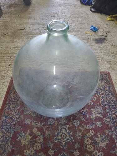 Large glass garden - bowl, for