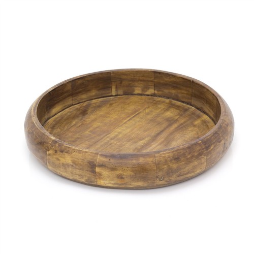 33cm large mango wood fruit - wood,