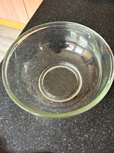 Vintage jaj pyrex large clear - pyrex,