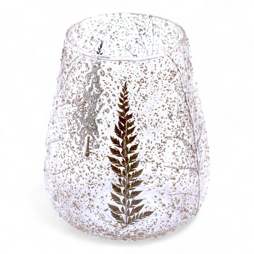 Natural floral glass large - -,