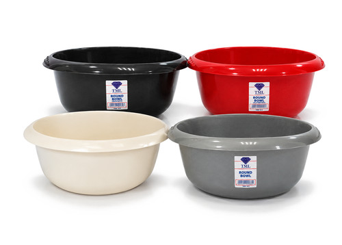 Plastic large round bowl - large,