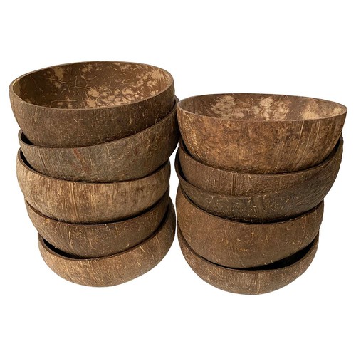 Coconut bowl natural textured - natural,