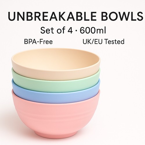 Unbreakable cereal bowls - unbreakable,