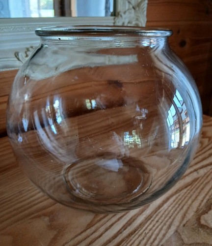 Goldfish bowl large old - bowl,