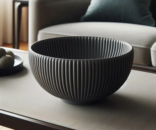 Round ribbed design fruit - ribbed,